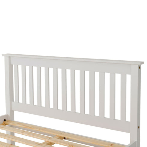 Monaco 5FT Bed Low Foot End - White